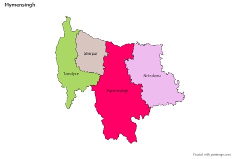 Sample Maps for Mymensingh (colored)