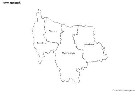 Sample Maps for Mymensingh (black-white)