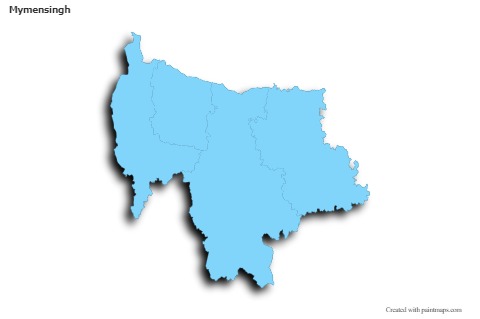 Sample Maps for Mymensingh (blue,outline,shadowy)