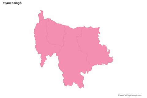 Sample Maps for Mymensingh (pink,outline)