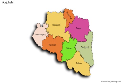 Sample Maps for Rajshahi (colored,shadowy)