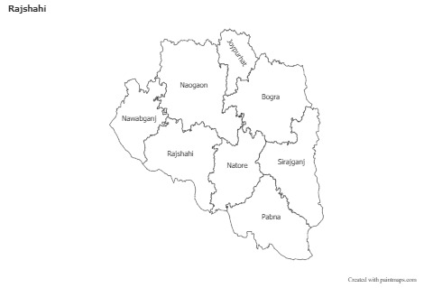 Sample Maps for Rajshahi (black-white)