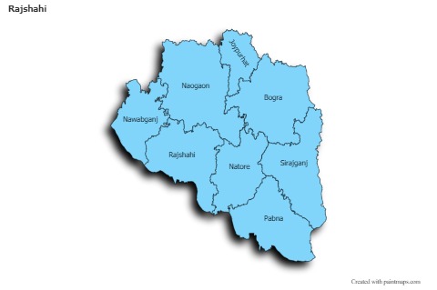 Sample Maps for Rajshahi (blue,shadowy)