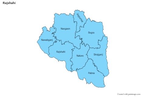 Sample Maps for Rajshahi (blue)