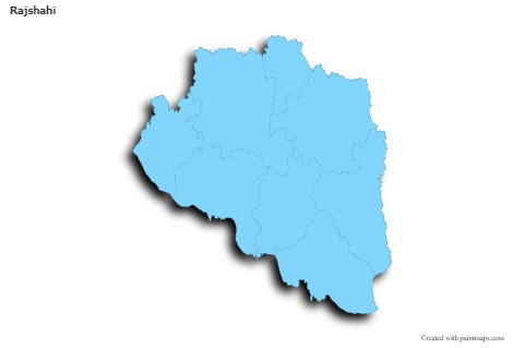 Sample Maps for Rajshahi (blue,outline,shadowy)