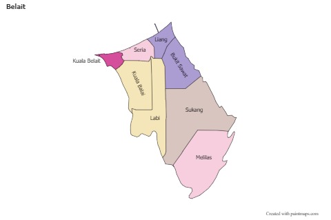 Sample Maps for Belait (colored)