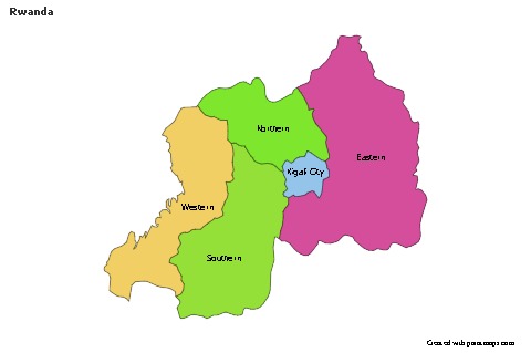 Sample Maps for Rwanda (colored)