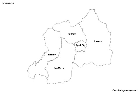 Sample Maps for Rwanda (black-white)