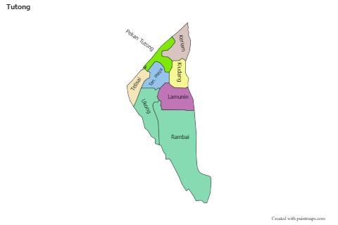 Sample Maps for Tutong (colored)