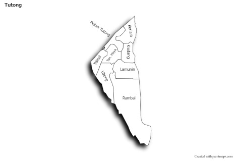 Sample Maps for Tutong (black-white,shadowy)