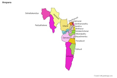 Sample Maps for Ampara (colored)