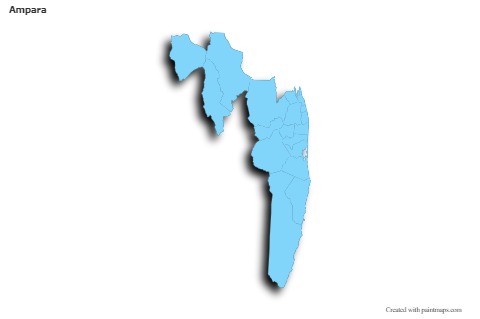 Sample Maps for Ampara (blue,outline,shadowy)