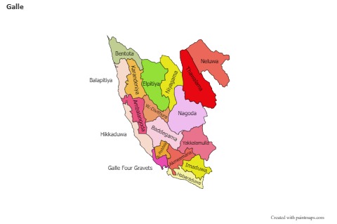 Contoh Peta untuk Galle (berwarna)