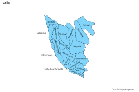 Contoh Peta untuk Galle (biru)