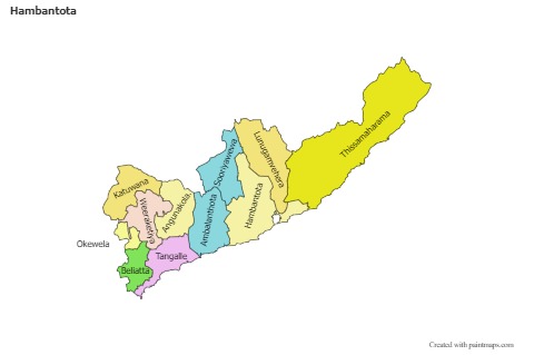 Sample Maps for Hambantota (colored)