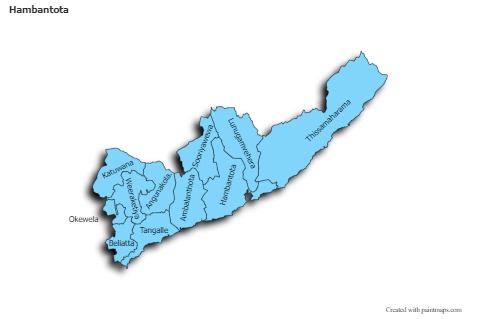 Sample Maps for Hambantota (blue,shadowy)