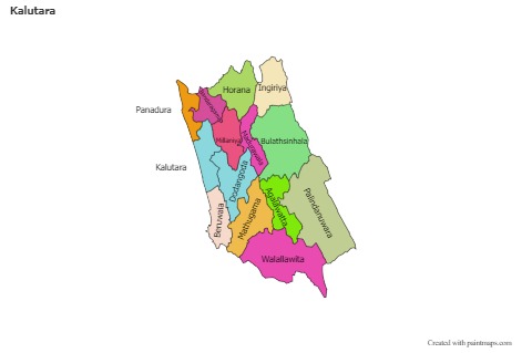 Sample Maps for Kalutara (colored)