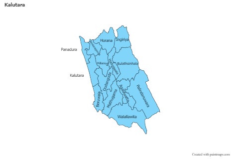 Sample Maps for Kalutara (blue)