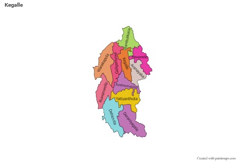 Sample Maps for Kegalle (colored)