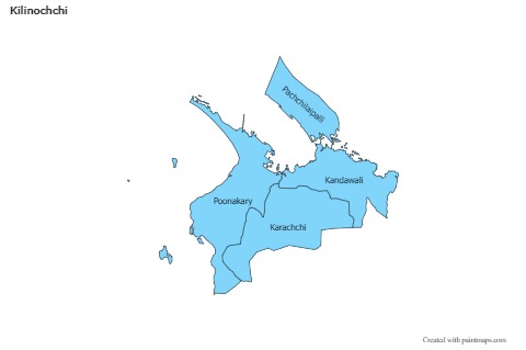 Sample Maps for Kilinochchi (blue)