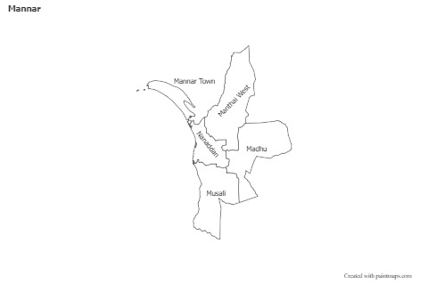 Sample Maps for Mannar (black-white)