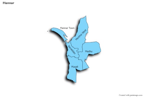 Sample Maps for Mannar (blue,shadowy)