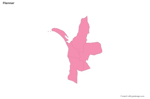 Sample Maps for Mannar (pink,outline)