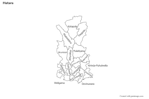 Sample Maps for Matara (black-white)