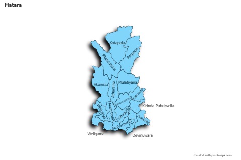 Sample Maps for Matara (blue,shadowy)