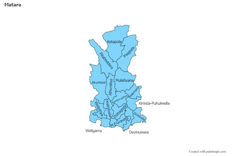 Sample Maps for Matara (blue)