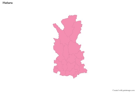Sample Maps for Matara (pink,outline)
