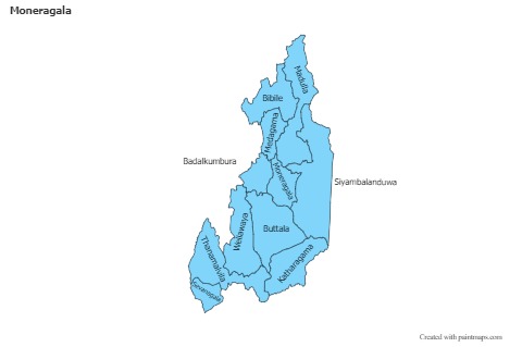 Sample Maps for Moneragala (blue)