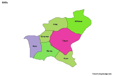 Sample Maps for Bitlis (colored)