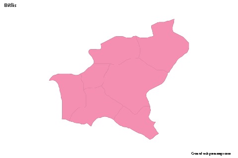 Sample Maps for Bitlis (pink,outline)