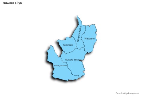 Contoh Peta untuk Nuwara Eliya (biru,bayangan)