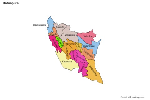 Sample Maps for Ratnapura (colored)