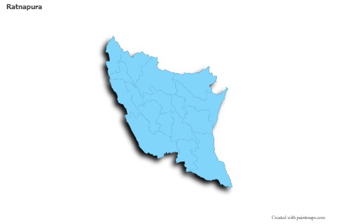 Sample Maps for Ratnapura (blue,outline,shadowy)