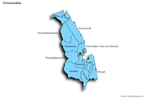 Contoh Peta untuk Trincomalee (biru,bayangan)
