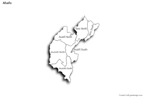 Sample Maps for Ahafo (black-white,shadowy)