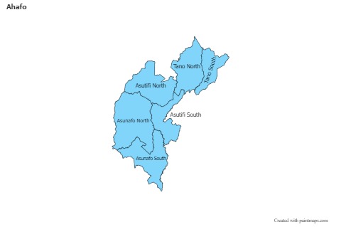 Sample Maps for Ahafo (blue)
