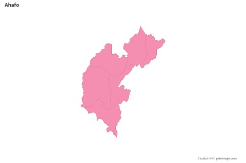 Sample Maps for Ahafo (pink,outline)