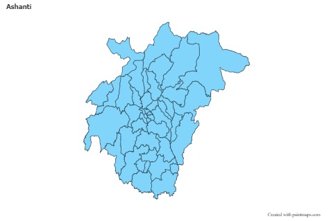Contoh Peta untuk Ashanti (biru)