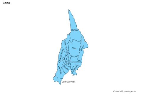 Sample Maps for Bono (blue)