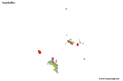 Sample Maps for Seychelles (colored)