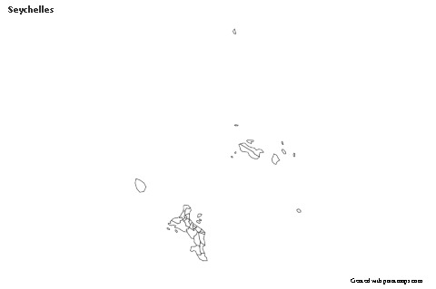 Sample Maps for Seychelles (black-white)