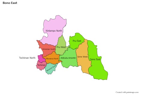 Contoh Peta untuk Bono East (berwarna)