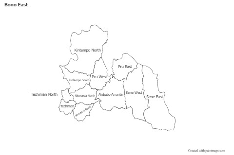 Contoh Peta untuk Bono East (hitam-putih)