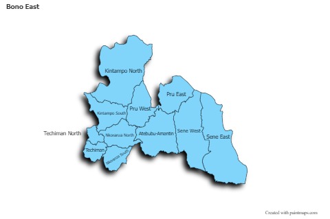 Contoh Peta untuk Bono East (biru,bayangan)