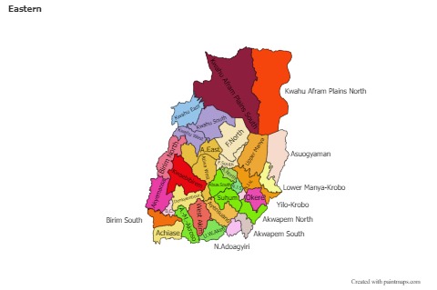 Contoh Peta untuk Eastern (berwarna)