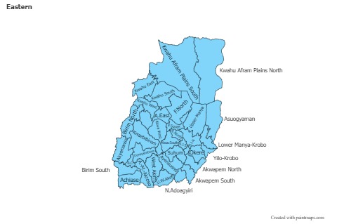 Contoh Peta untuk Eastern (biru)